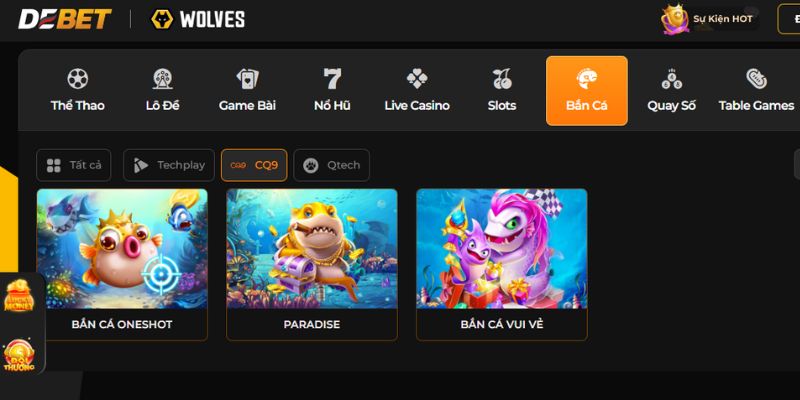 Ưu điểm khi anh em tham gia chơi bắn cá tại Debet