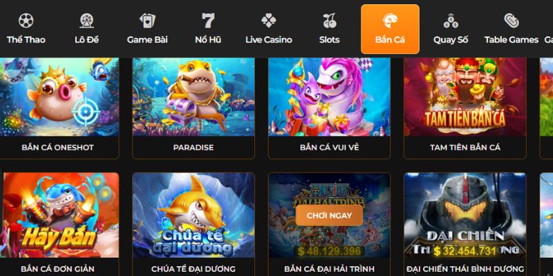 Khám phá kho game cực khủng tại sảnh cược