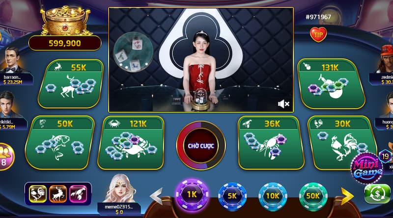 Điểm đặc biệt tại Debet bầu cua