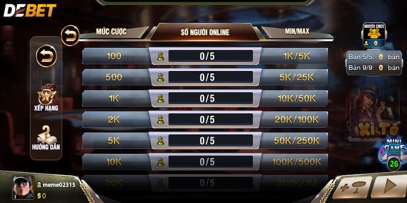 Hướng dẫn tham gia đặt cược tại sảnh game bài